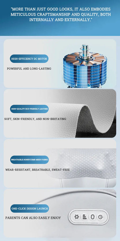 Haier Cervical Neck Massager Pillow Back Muscle Massagers Machine 3D Stereo Electric Massage Device Relax Tool
