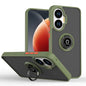 Funda For Xiaomi Poco F7 5G Case Shockproof Matte Hard PC Armor Case For Pocof7 Poko Little F7 F 7 7F Magnetic Holder Ring Cover