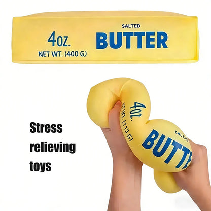 Squishy Soap Anti-Stress Toy Simulated Butter Stress-Relieving Fidget Toy Squishy Ball Relaxing Gift Party Favor Birthday Gift S