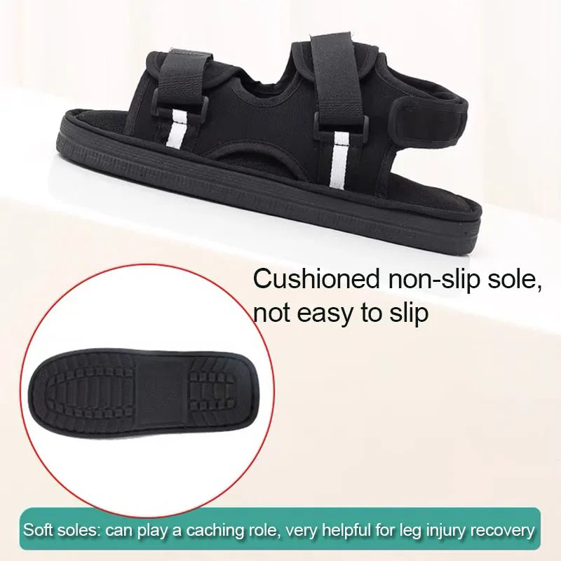 1Pcs Breathable Gypsum Fracture and Foot Injury Shoes Orthopedic Support Brace Versatile for Walking Post Op Shoe