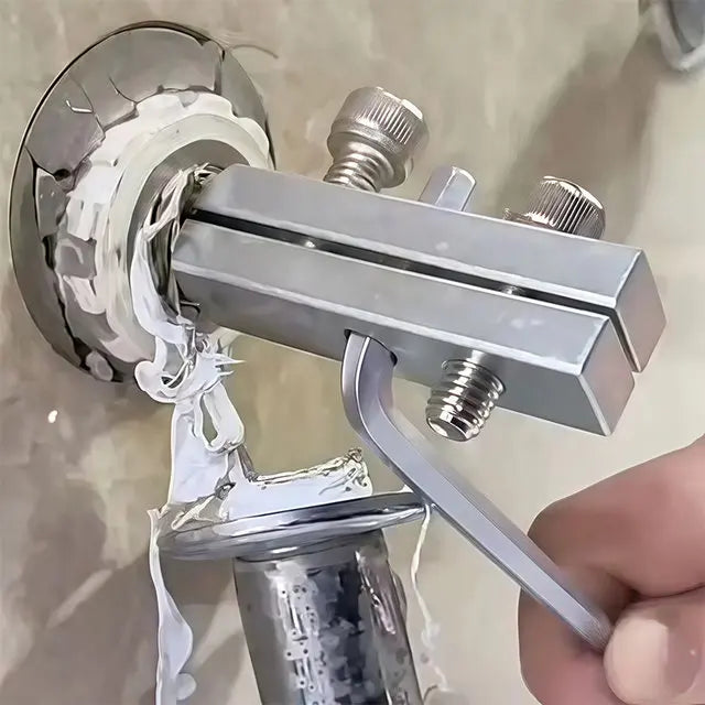 Broken Wire Extractor Threading Tools Tap Screw Remover Water-tap Angle Valve Repair for 4/6 Points Bolt Extractor Plumbing Tool