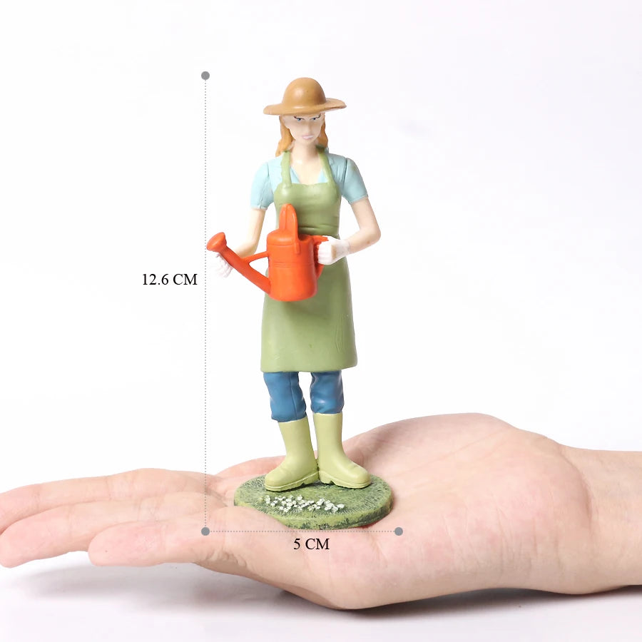 Realistic Professionals Pretend Career People Figures,Representing a Variety Of Occupations From Fire Fighter to Nurse Figurines