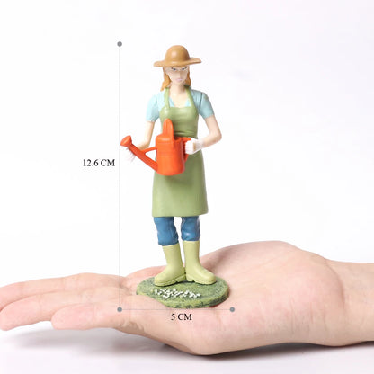 Realistic Professionals Pretend Career People Figures,Representing a Variety Of Occupations From Fire Fighter to Nurse Figurines