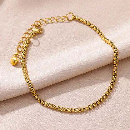 Stainless Steel Imitation Pearl Anklets for Women Gold Color Chain Ankle Bracelet Anklet Summer Beach Jewelry Accessories Gift