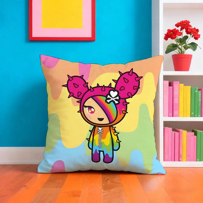 T-tokidoki Anime Pillow Case Pillow Case Plush Fabric Soft Double Sided Print Home Sofa High Quality Cushion