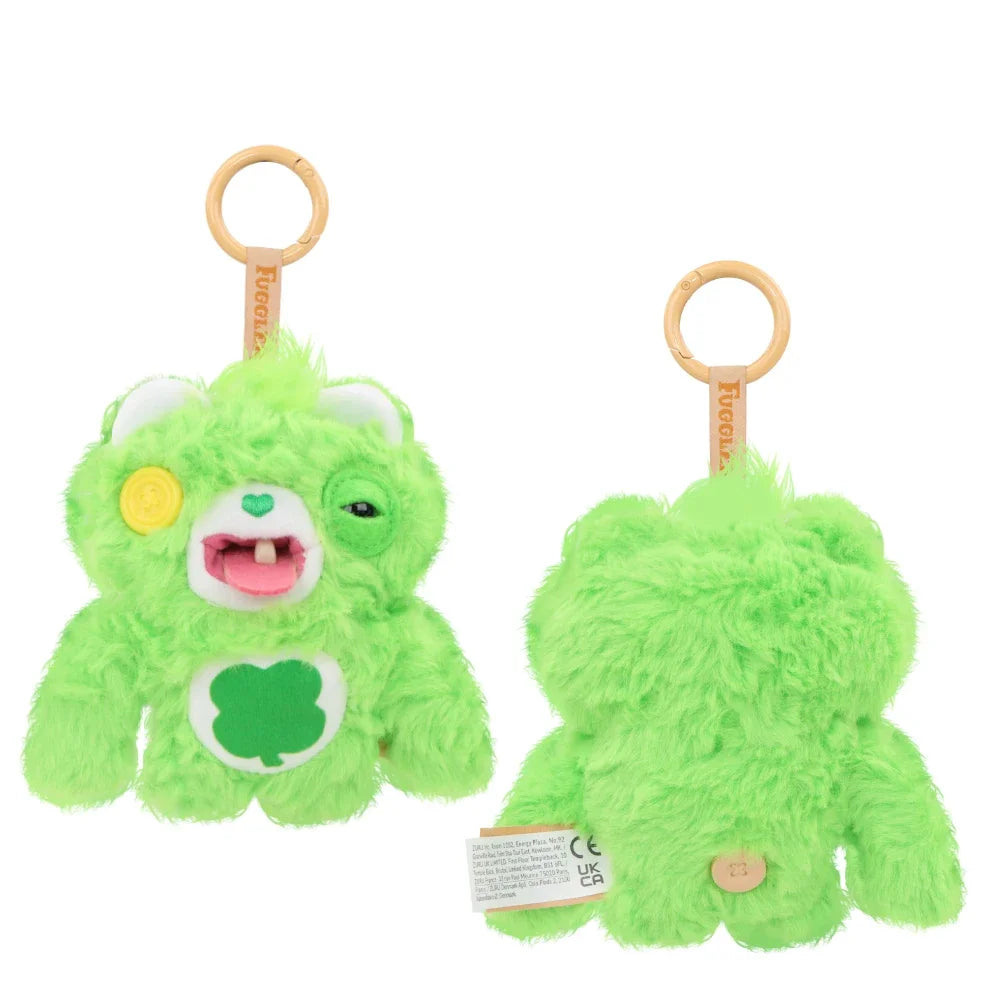 Original Fuggler Care-Bears Series Cute Ugly Teeth Monster Trendy Toys Plush Pendant Funny Trendy Dolls Keychain Gifts Bagged