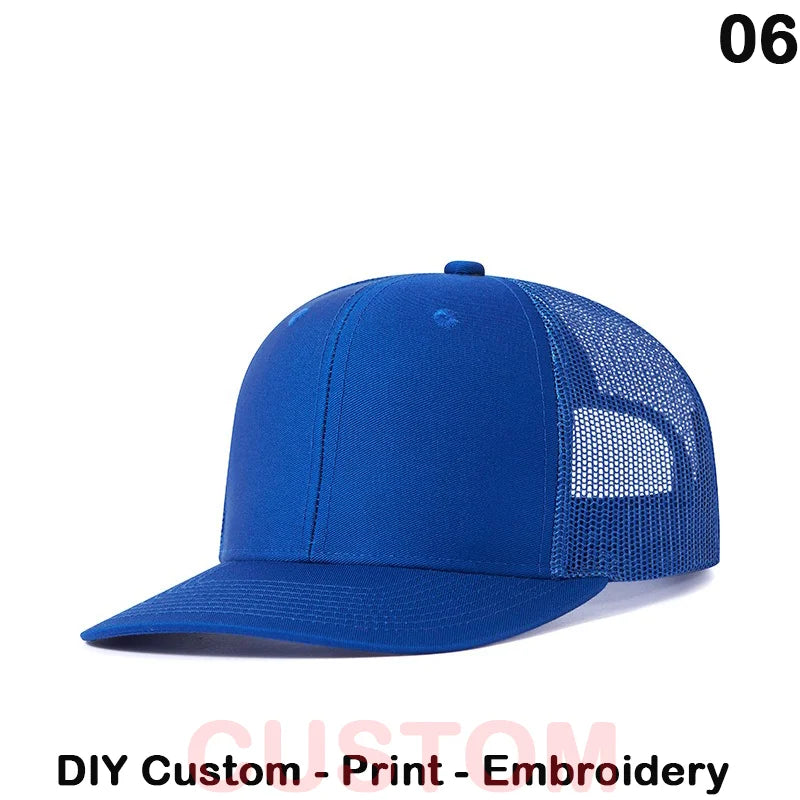 Fedoryn Custom Embroidery Baseball Cap for Men and Women DIY Design Mesh Cap LOGO Print Hat Quality Truck Hat Wholesale Unisex