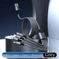 4-in-1 Multifunctional Charging Cable Supports USB-A to USB-C, Micro USB, and Braided Cables for Charging Multiple Devices