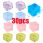 30-50pcs Squishy Ice Cube Fidget Stress Relief Squeeze Toy Adult Kids Birthday Party Favors Classroom Prizes Antiestrés Juguetes