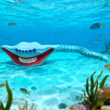 1/4pc 3D Printing Sea Eater Bloop Gran Maja Action Figure Model Toy Doll Christmas Gift Joint-movable Deep Sea Monster Figurines