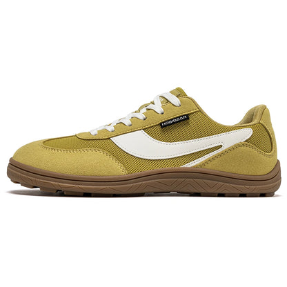 HOBIBEAR Wide Barefoot Shoes Womens Mens Zero Drop Minimalist Sneakers Artificial Leather Mesh Retro Walking Shoes