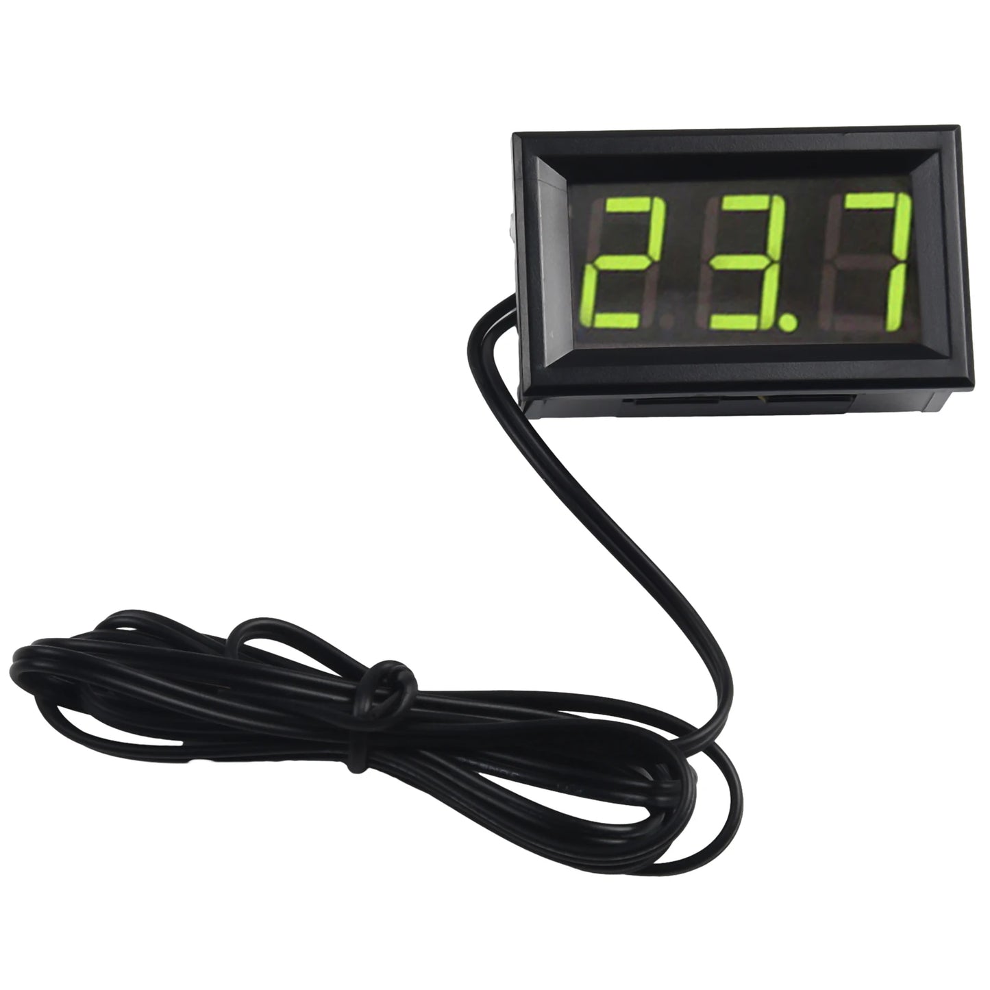 1*Digital Thermometer With Probe LED -50~110°C DC 5-12V Car Temperature Panel Meter Gauge  Instrument Parts & Accessories