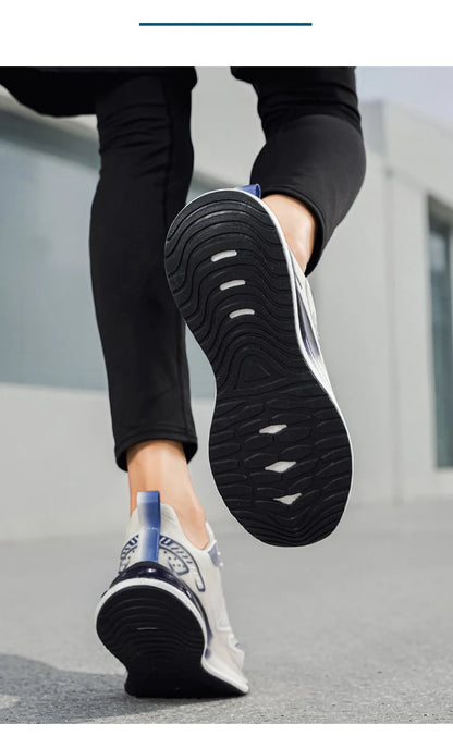 Men's breathable casual sneakers four seasons new soft sole non-slip lightweight racing outdoor running shoes speed sports shoes