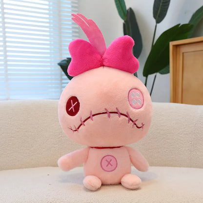 25cm Kawaii Disney Scrump Green Pink Plush Toy Soft Stuffed Cartoon Pillow Plushies Doll Boy Girl Room Decoration Birthday Gifts