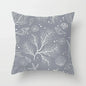 European Gray Pillowcase Geometric Pillow Cover Sofa Cushion Cover Garden Throw Pillows Hotel Outdoor Cushions car Chair 45X45cm