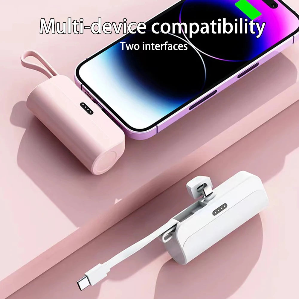 Welding-free 1-cell 21700 Mini Battery Power Bank Case 18650 Battery Box DIY Mobile Power Supply Box kit Suitable for IOS/Type-C