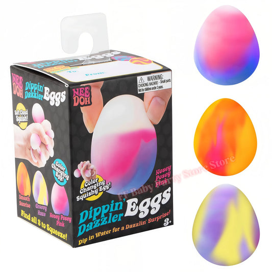 Needoh Golden Egg Hunt Game Blind Box Easter Fidget With Squishy Surprise Stress Relief Squeeze for Kids Easter Decor Party Gift