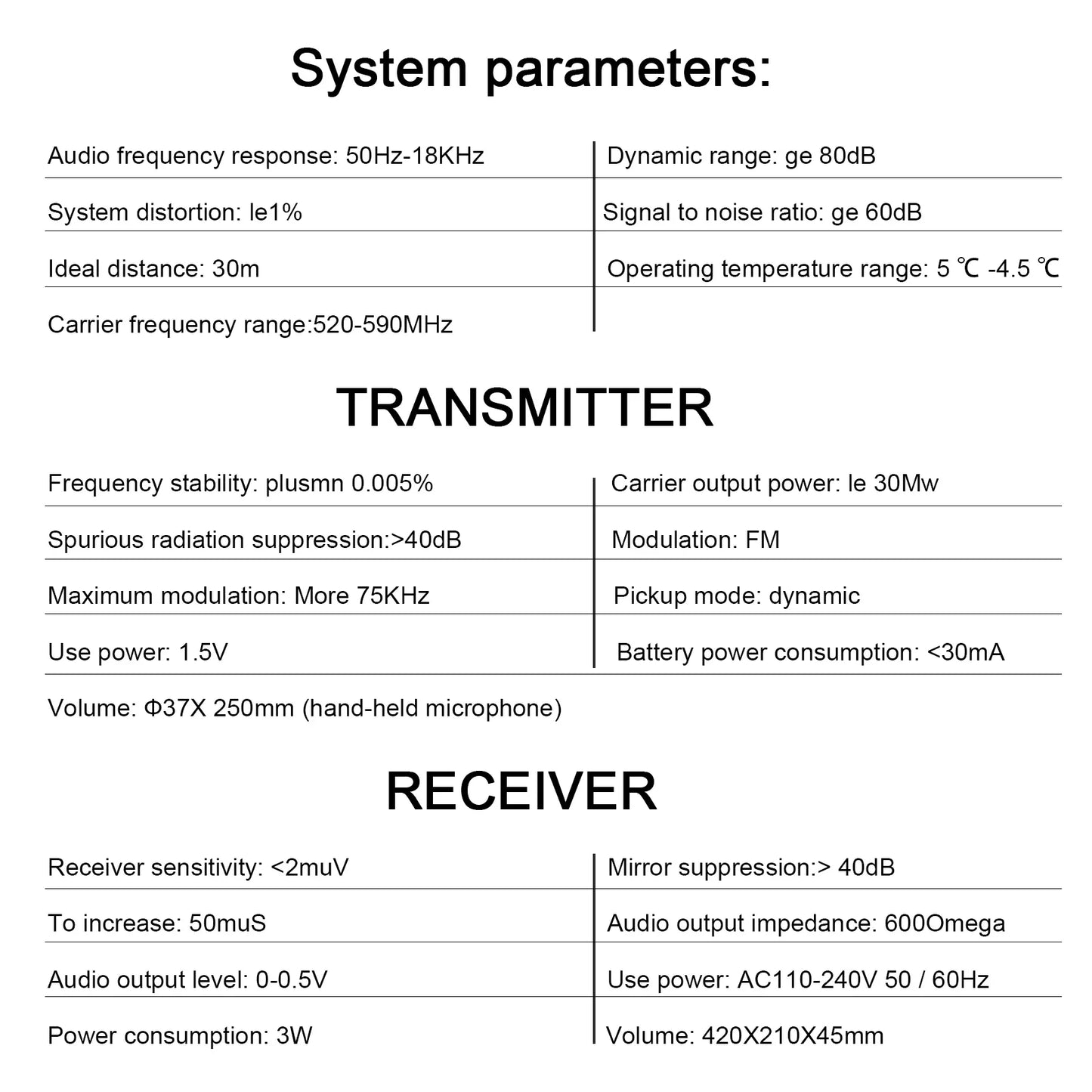 GLXD2 Professional Wireless Microphone system Dual Channel UHF Fixed Frequency Cordless Handheld Dynamic Mic For Karaoke Party