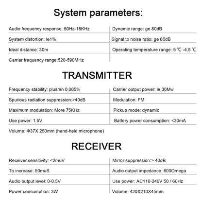 GLXD2 Professional Wireless Microphone system Dual Channel UHF Fixed Frequency Cordless Handheld Dynamic Mic For Karaoke Party