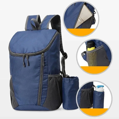 New Style Foldable Backpack Large Capacity Lightweight Waterproof Outdoor Sports Travel Bag Durable Easy Carry Versatile Package