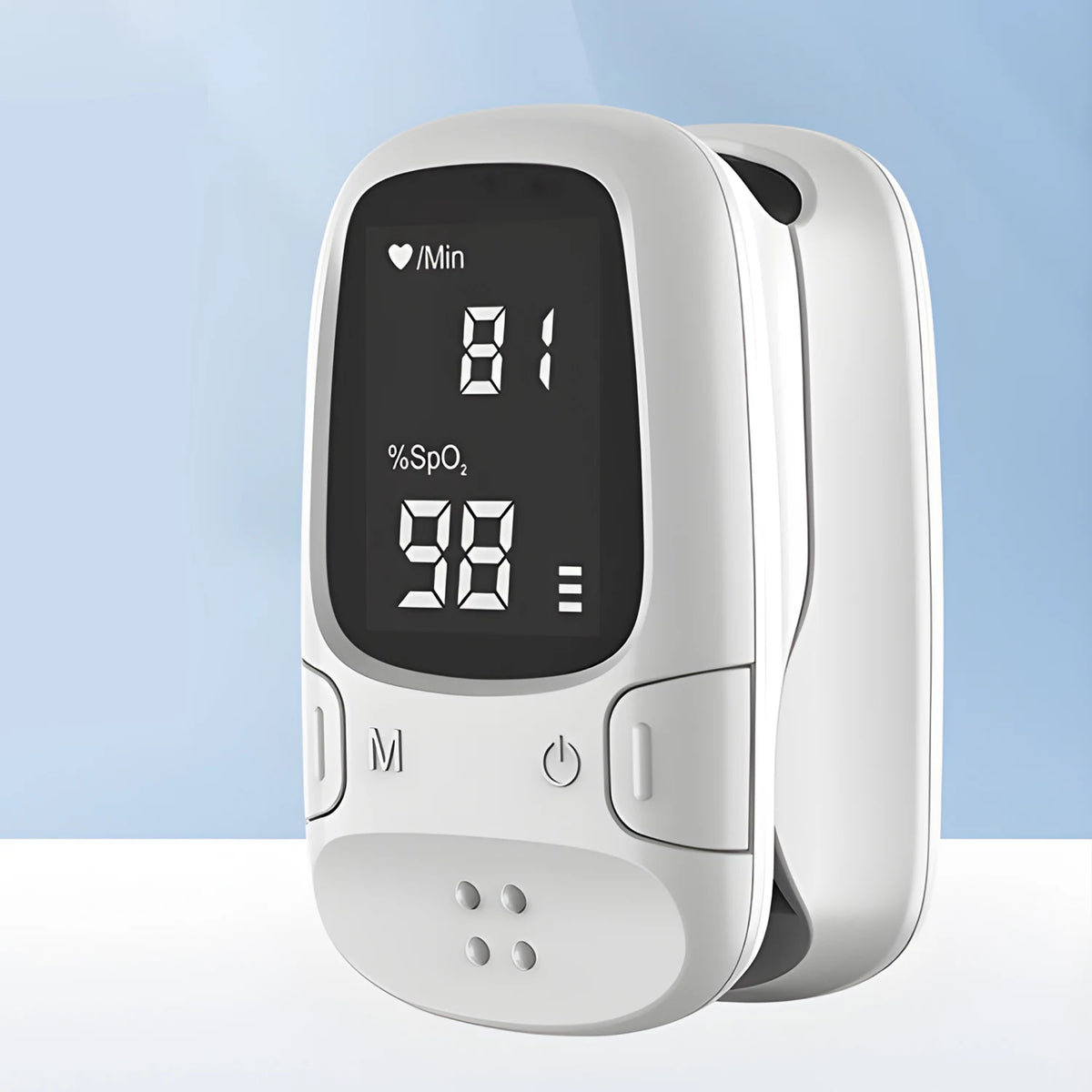Electronic Soft Head Thermometer: Oral/Armpit Measurement for Household Adults & Children Finger Clip Pulse Oximeter
