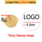 Custom Branding Iron Personalized LOGO Stamp for Woodworking Steak BBQ Leather Craft Brass Heating Tool DIY Steak Burger Wood