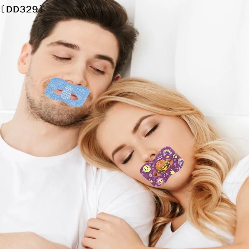 Anti Snoring Stop Snoring Mouth Closure Tape Sleep Aid Breathing Correction Health Care Stickers Mouth Ease Tape 20Pcs〔DD329〕