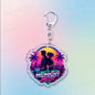 Classic Game Vice City Keychains for Accessories Bag Charm San Andreas Pc Games Lovers Keyring Jewelry Fans Gifts