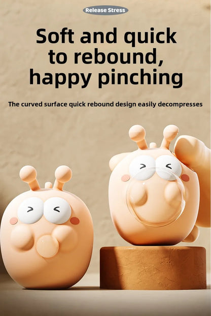 Cute Animal Spitting Bubbles Squish Squeeze Toy Anxiety Stress Relief Sensory Antistress Toys for Adults Birthday Christmas Gift