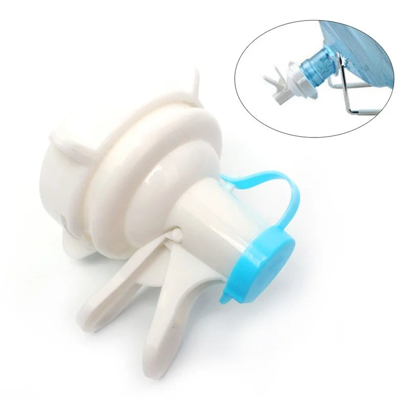 High Quality 1pc Plastic Small Portable Water Dispenser Eco-friendly Bottle Cap Reusable Home Inverted Water Dispenser Spout