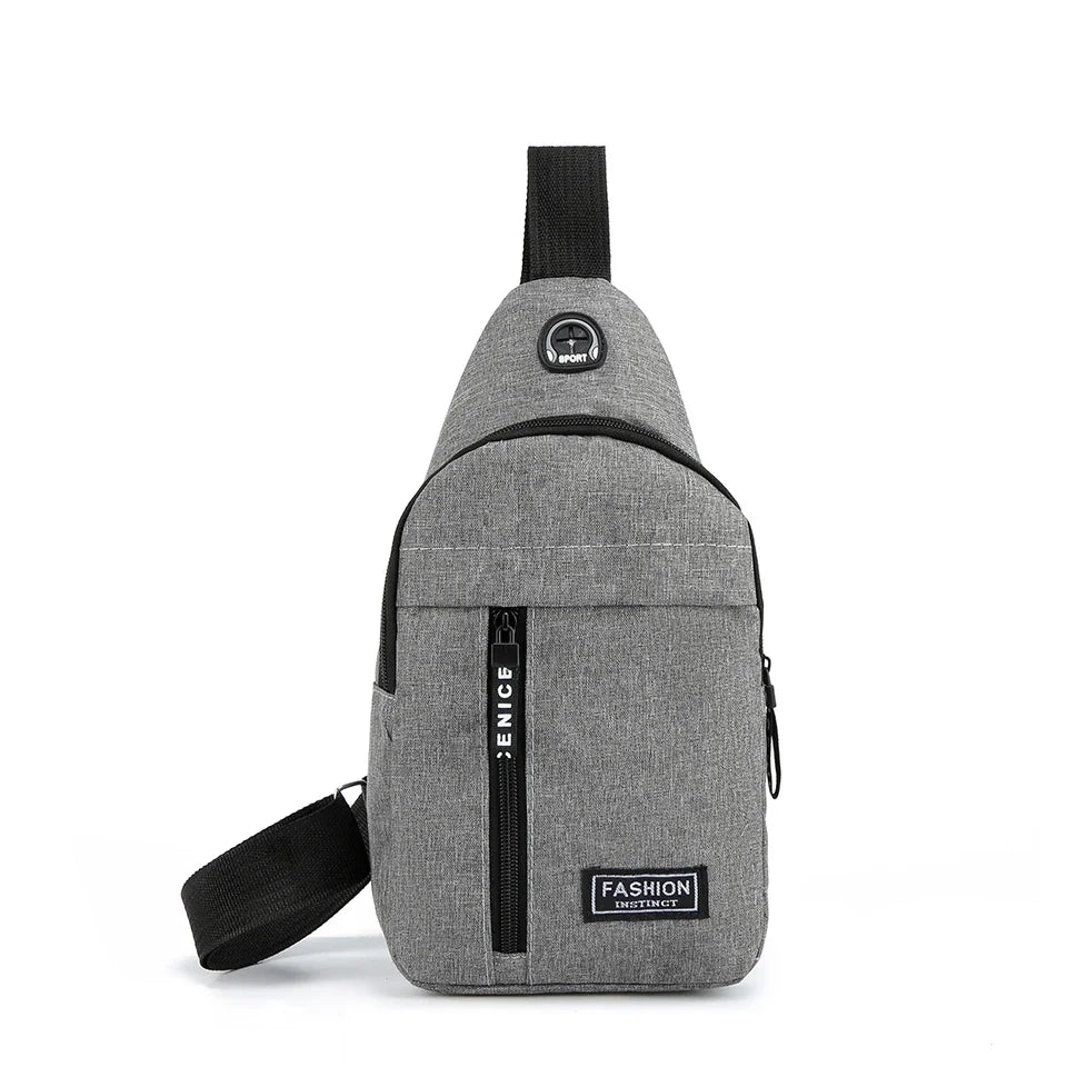Men's Crossbody Bag Single Shoulder New Trend Chest Bag Fashionable and Portable Men Shoulder Bag