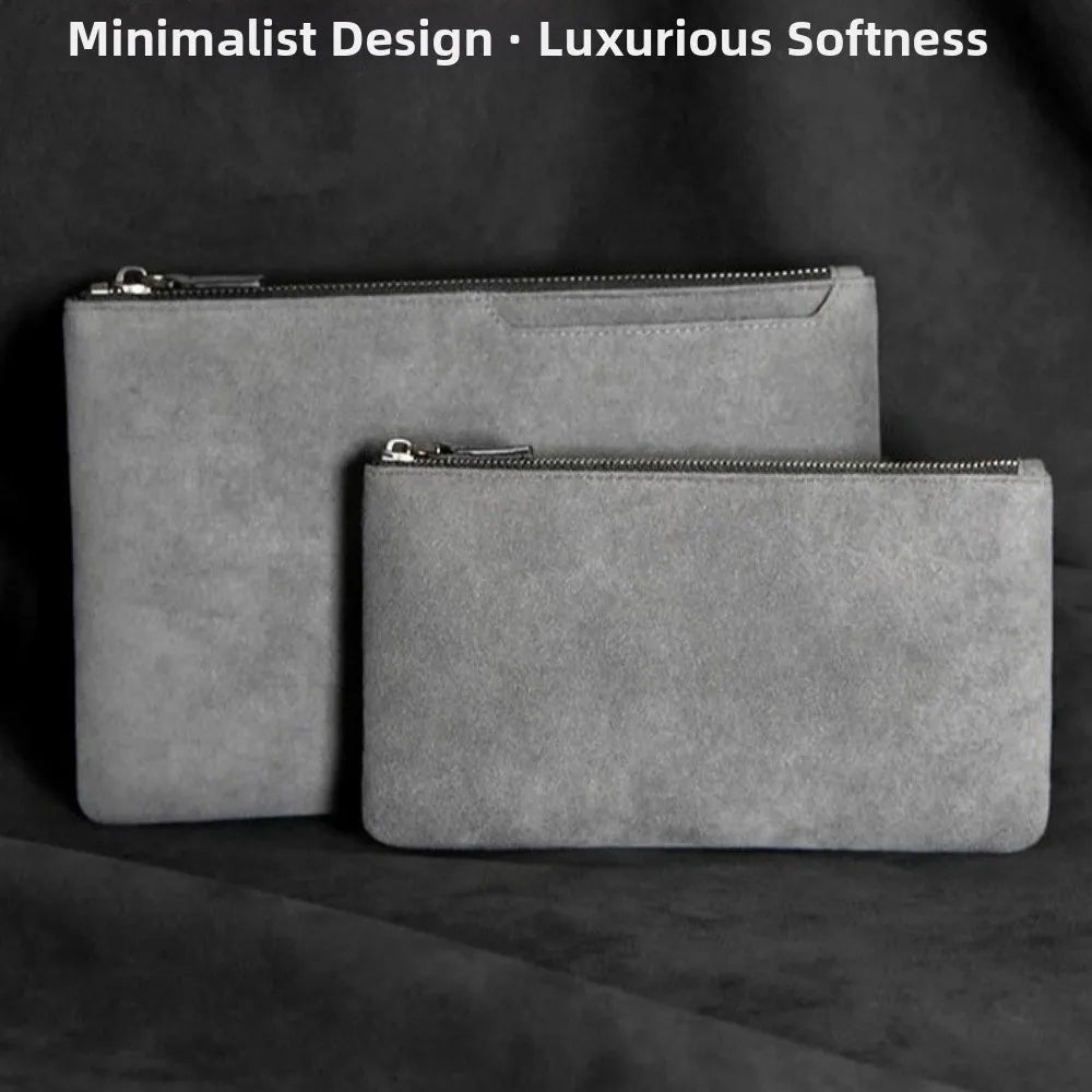 Men's Business Clutch Bag PU Leather Wallet Handheld Busin Casual Phone Bag Soft Surface Ort Wallet Casual Handbag Coin Purse ﻿