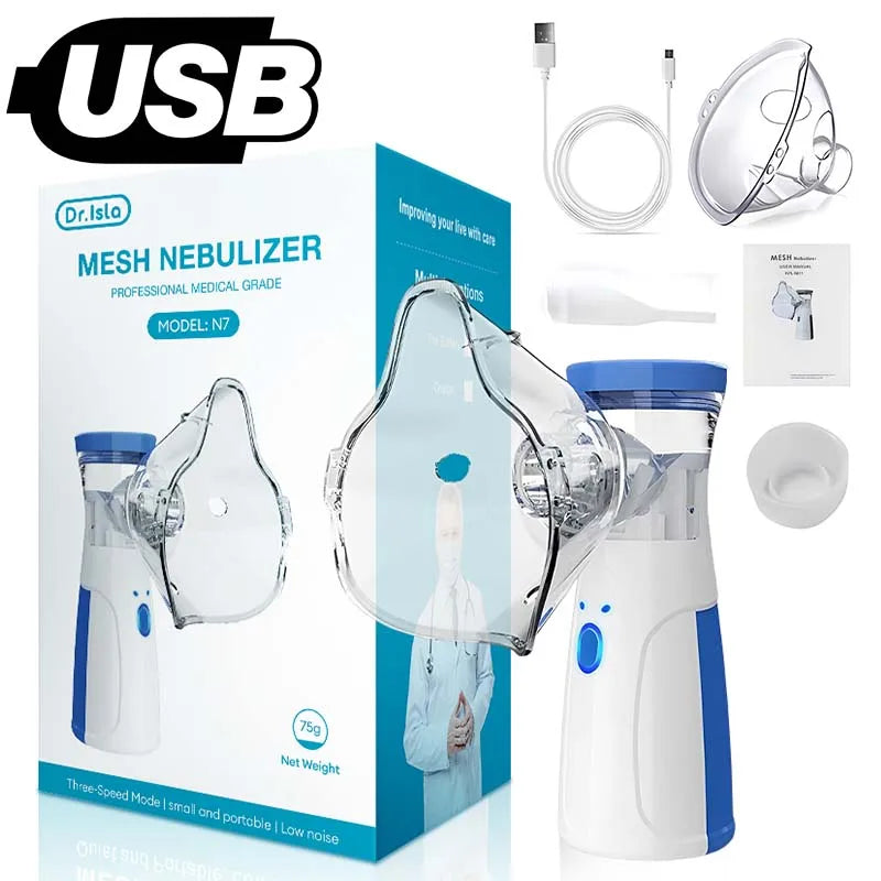 Medical Silent Mesh Nebulizer Handheld Asthma Inhaler Atomizer Children Health Care Mini Portable Nebulizer Humidifier