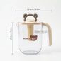 2200ml Large Capacity Plastic Water Jug Water Carafe Cold Drink Container Juice Jar Pitcher with Lid and Tea Filter