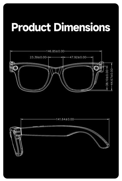 2026 New AI Smart Glasees With 800W Camera Video Recording AI Photo Recognition Bluetooth Call Translation Voice Sunglasses Man