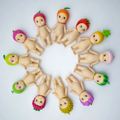 Cute Sonny Blind Box Toys Fruit Series Anime Mini Action Figure Cute Doll Desktop Ornaments Collectible Surprise Birthday Gift