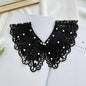 New Fashion Mini Cape Shawl Wrap Decoration Neck Ruff Detachable Lapel Half Shirt Lace Fabric Neckline Fake Collar
