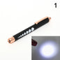 ★★★LED Medical Penlight Flashlight With Pupil Gauge Pocket Clip Pen Light For Doctor Nurse Diagnosis