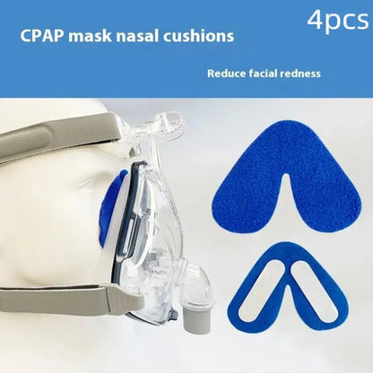 **4PCS Nasal Pads For CPAP Mask Universal Nose Pad Sleep Apnea Comfort Pad Anti Wrinkle Ventilator Pad Nasal Strip Accessory