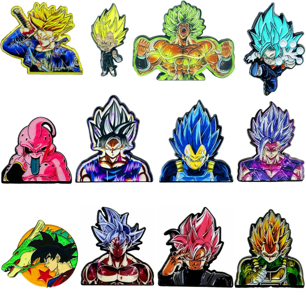 Anime series Lapel Pins for Backpacks Anime Brooches for Women Enamel Pin Fashion Jewelry Accessories Friends Gift  Cloth Denim