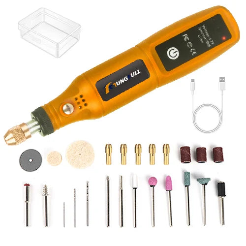 USB Engraving pen Mini Grinder Machine Rotary Tools Kit Rechargeable Dremel Tool Cordless Drill Mini Wireless Electric Drill