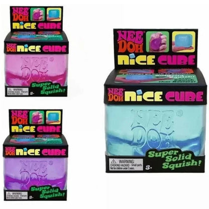 Slow Rebound Maltose Ice Cube Water Cube Squish Block Needoh Soft Squeeze Fidget Toy Stress Relief Vent Squishy Gift For Teens