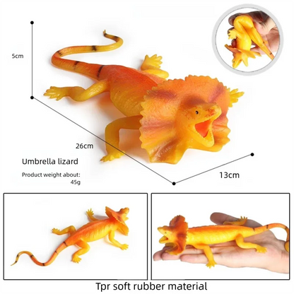 Oenux Simulated Insect Mouse Lizard Sea Animal Models Realistic Dolls Soft Rubber TPR Material Collectibles Halloween Prank Toys