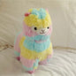 25cm Colorful Alpaca Plush Dolls Baby Cute Animal Dolls Soft Cotton Stuffed Doll Home Soft Toys Sleeping Mate Stuffed Plush Toys