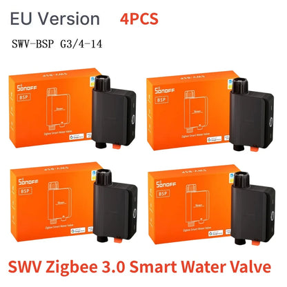 SONOFF SWV SONOFF Water Valve SWV-BSP Zigbee IP55 Irrigation System Setting Controller Home Automate Compatible with Alexa Googl