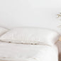 100% French Linen Soft Breathable Pillow Covers Decorative Square Throw Pillow Covers for Bed Couch Sofa Envelope Closure