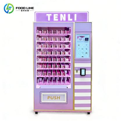 Touch Screen Eyelash Earring Vending Machine AI Virtual Trial Card Reader for Shopping Mall Retail Free Custom Stickers