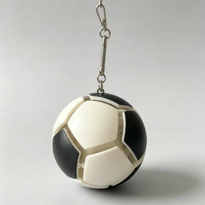 2026 New Football Pressing Ball Decompression Toy Football Pinching Music Keychain Bag Pendant Football Match Fans Surrounding