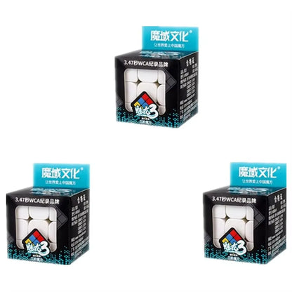 MoYu MeiLong 3x3x3 Stickerless Magic Cubes Speed Puzzle Cubo Magico Adult Toys Game Birthday Christmas Gifts For Children