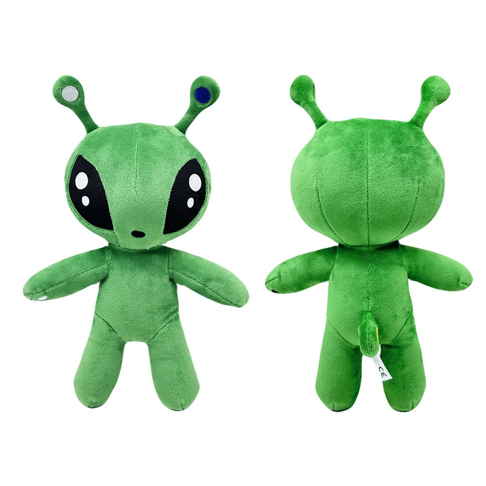 30cm Green Alien Plush Toy Anime Tentacled Horn Alien Monsters Horror Doll Boys Girls Soft Toys Stuffed Throw Pillow Kids Gifts